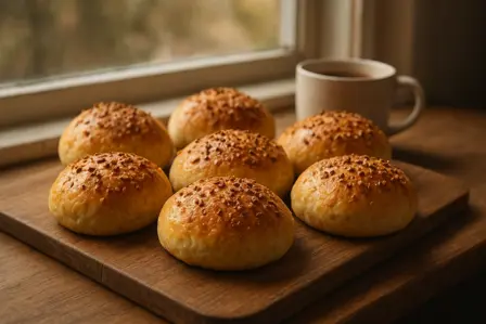 Eftermiddagsboller med citron og birkes