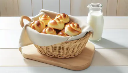 Gyldne Morgenknuder med Mælk