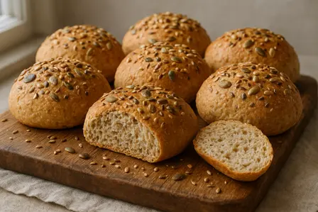 Lynhævede speltstykker