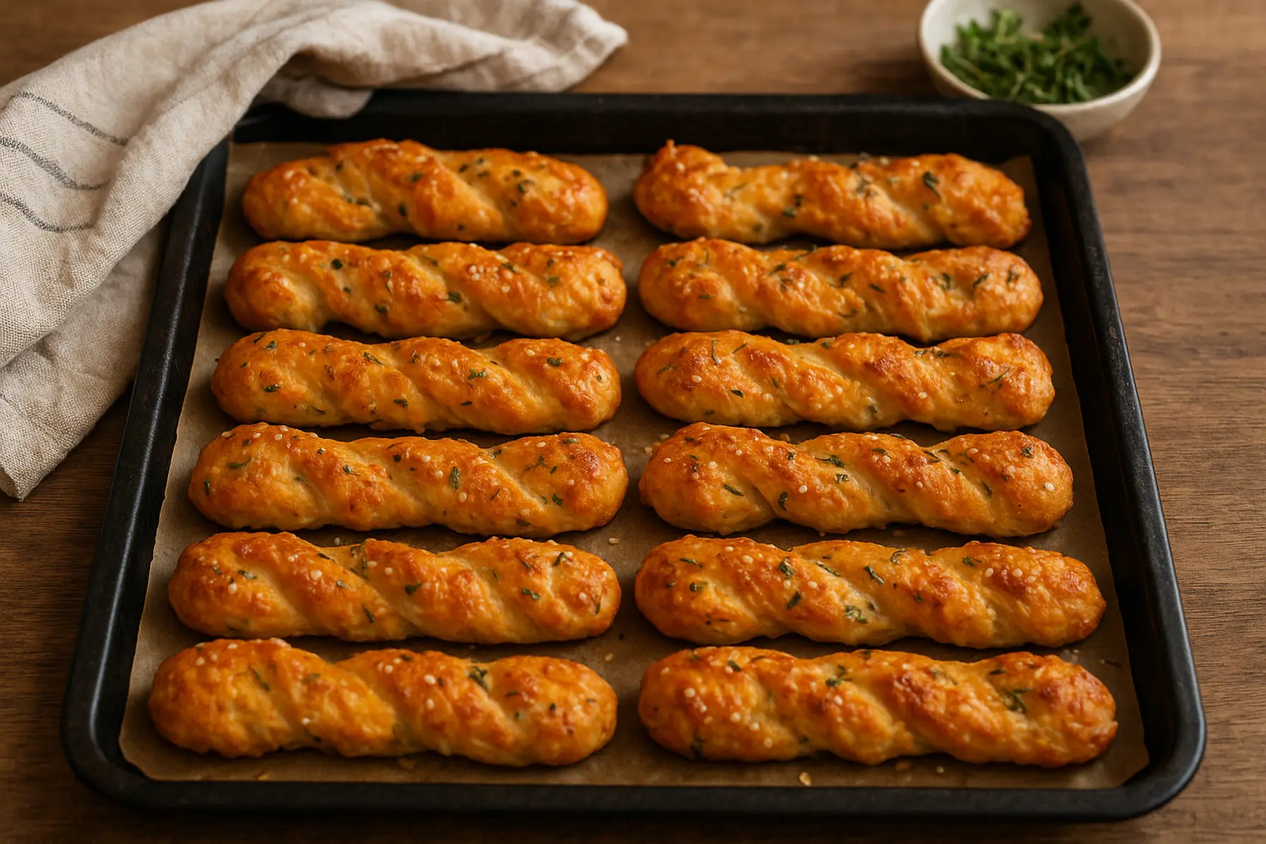 Ostestænger med timian