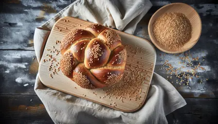 Rughvedeknuder med rost sesam