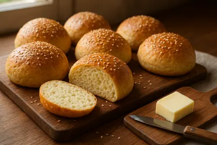 Saftige kartoffelrundstykker