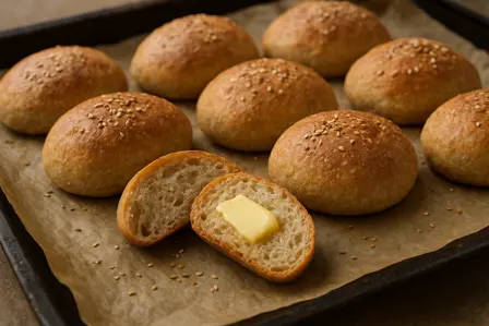 Små Landruller med kærnemælk